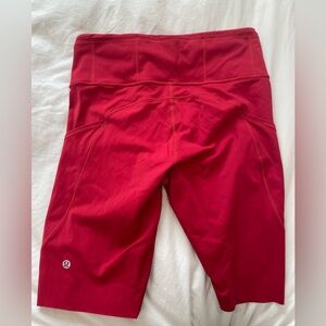 Lululemon mid length Fast and Free Shorts size 8